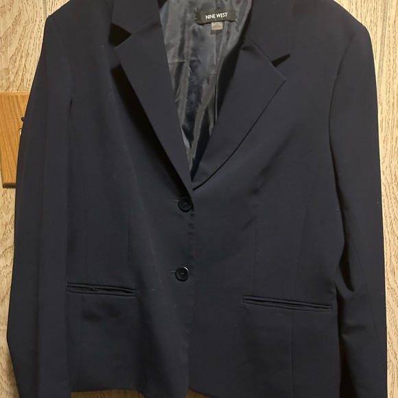 Nine West Navy Women’s blazer size 12 - Picture 2 of 10